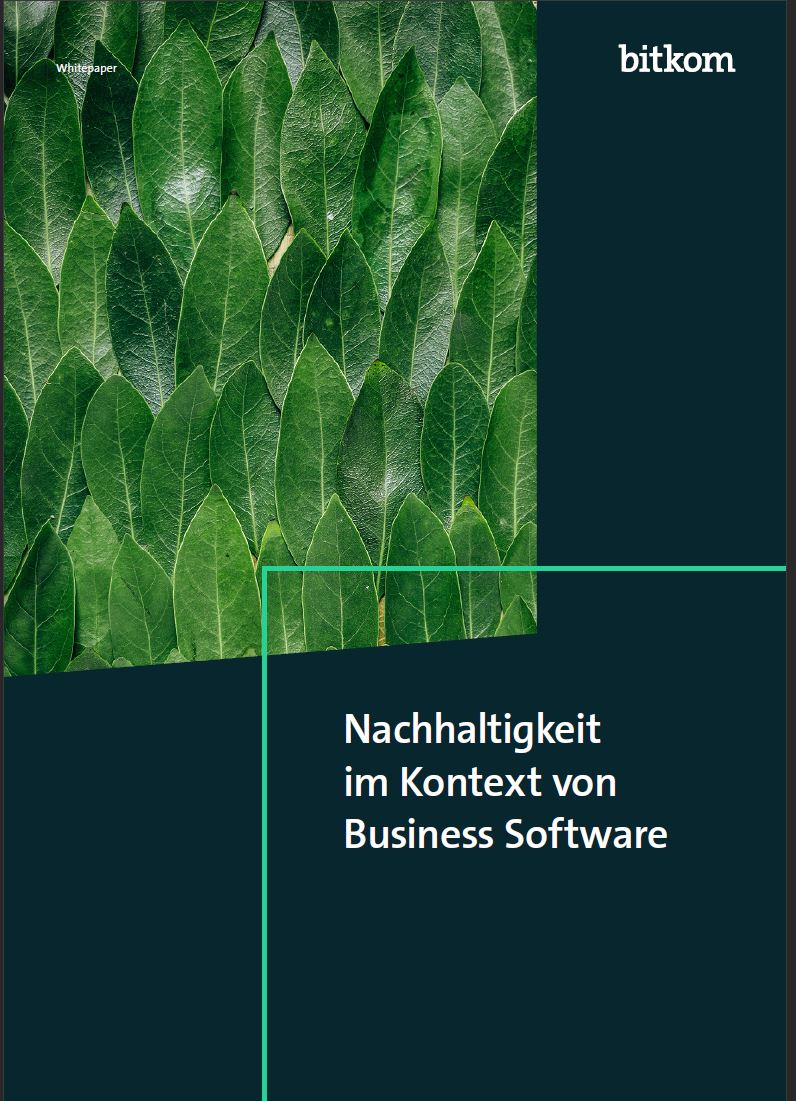 Bitkom-Whitepaper Nachhaltigkeit im Kontext von Business Software